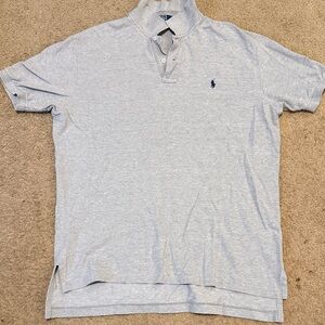 Polo by Ralph Lauren Light Gray Men's Polo Shirt